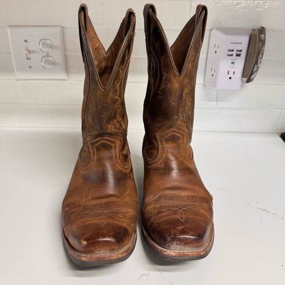 Mens Ariat Legend Phoenix Square Toe Leather Boots Size 8.5EE main image 6